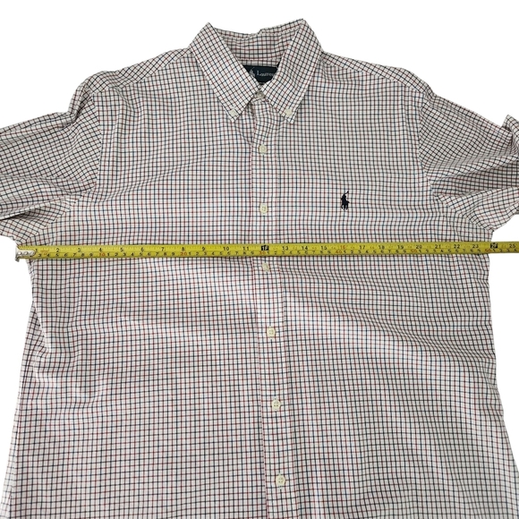 Polo Ralph Lauren Plaid Long Sleeve Shirt Men’s Large – Custom Fit - Picture 8 of 11